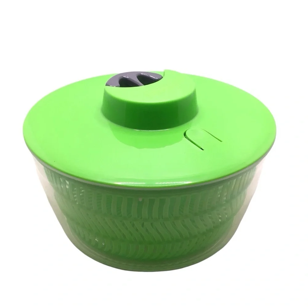 Prep Solutions Salad Spinner 4 Quart Green Pull Cord With Brake